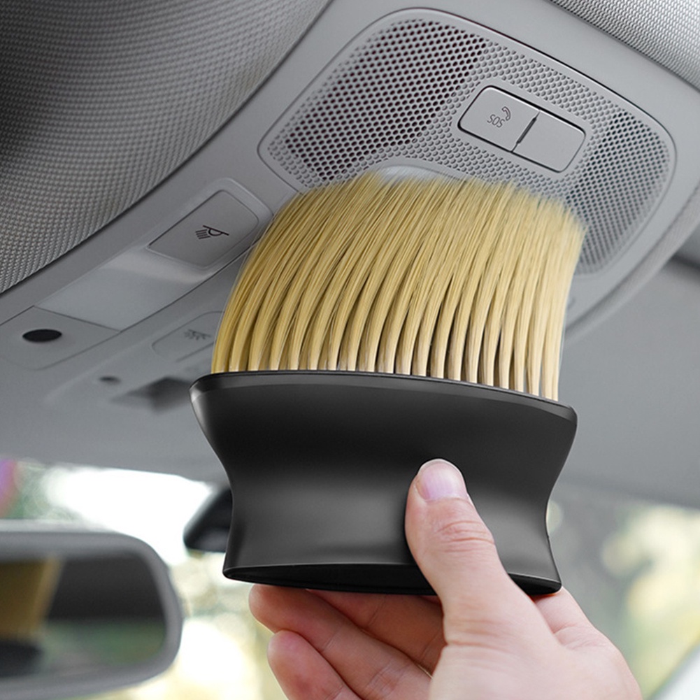 Bàn Chải Nylon Mềm Làm Sạch Bề Mặt Ghế Ngồi Xe Hơi Chống Trầy Xước