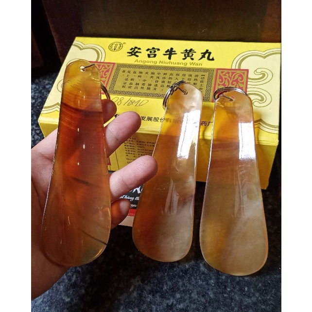 Đón gót giày 13cm sừng bò giá rẻ kèm móc treo