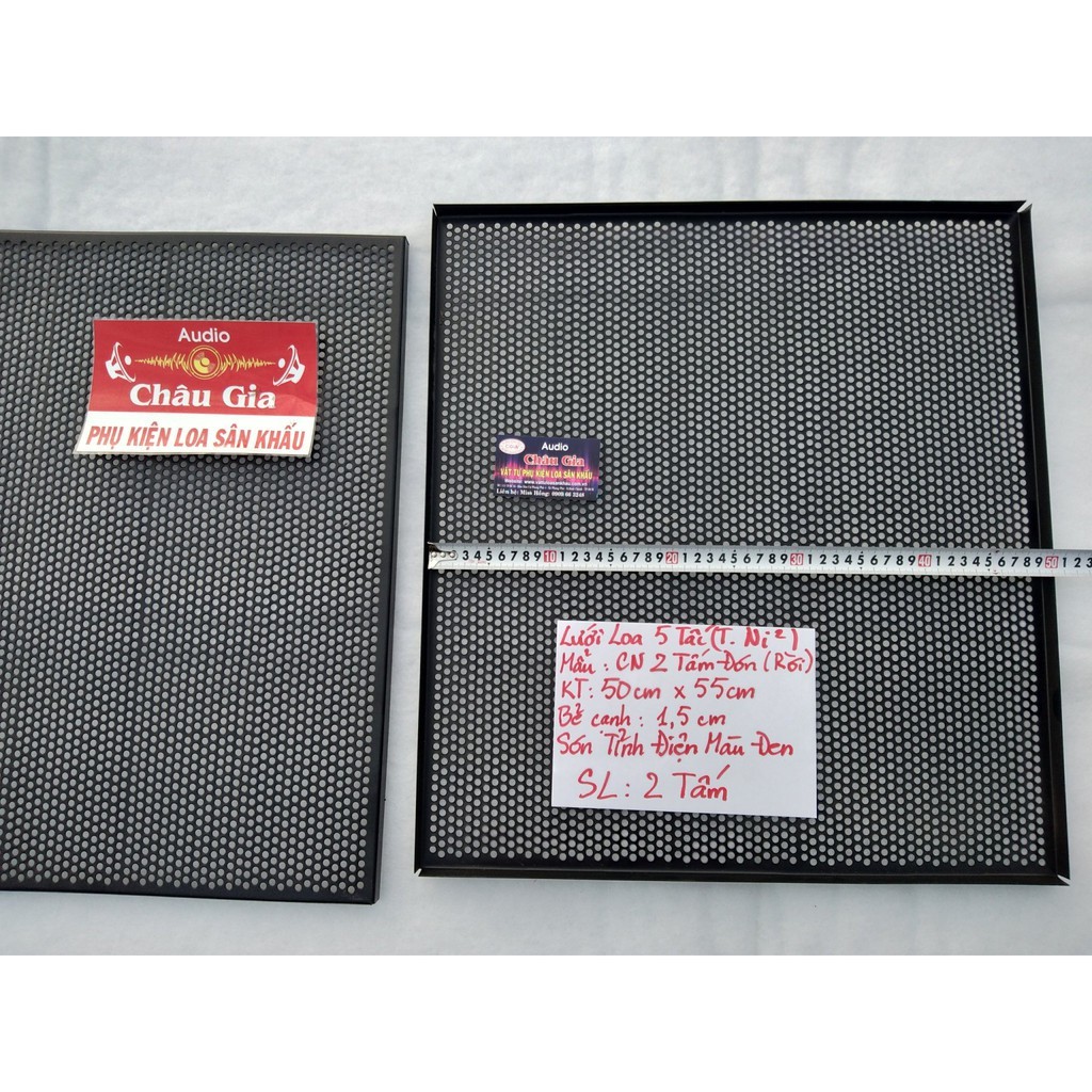 Lưới loa 5 tấc  2 tấm Audio Châu Gia