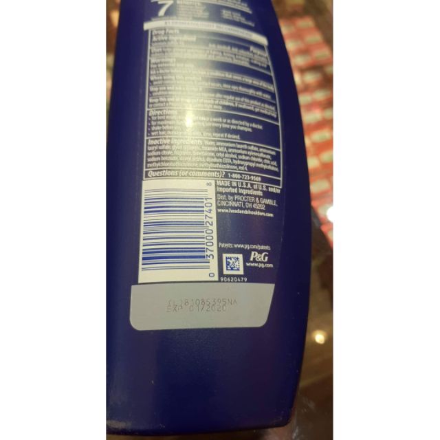 Dầu gội đầu thuốc head and shoulders Mỹ