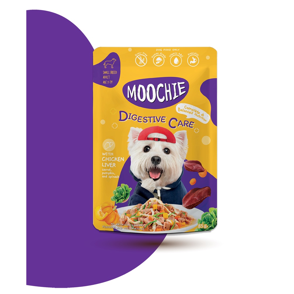 Pate Moochie cho chó giàu dính dưỡng gói 85g