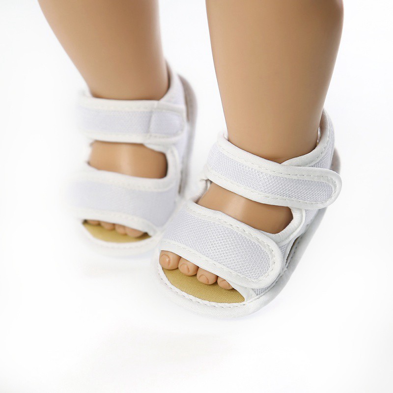 Giày sandal đế mềm chống trượt họa tiết dễ thương thời trang cho bé từ 0-18 tháng tuổi
