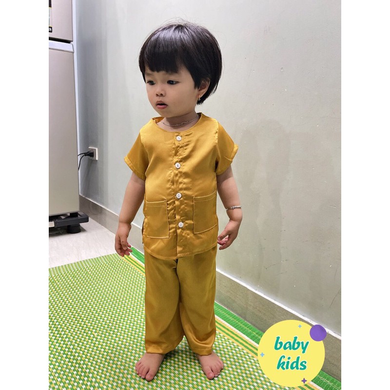 Bộ Bà Ba Chất Lụa Cho Bé ( 10-23kg)