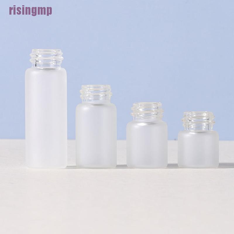 [Hàng mới về] Set 5 lọ chiết tinh dầu rỗng kiểu nhỏ giọt bằng thủy tinh nhám 1-5ml tùy chọn