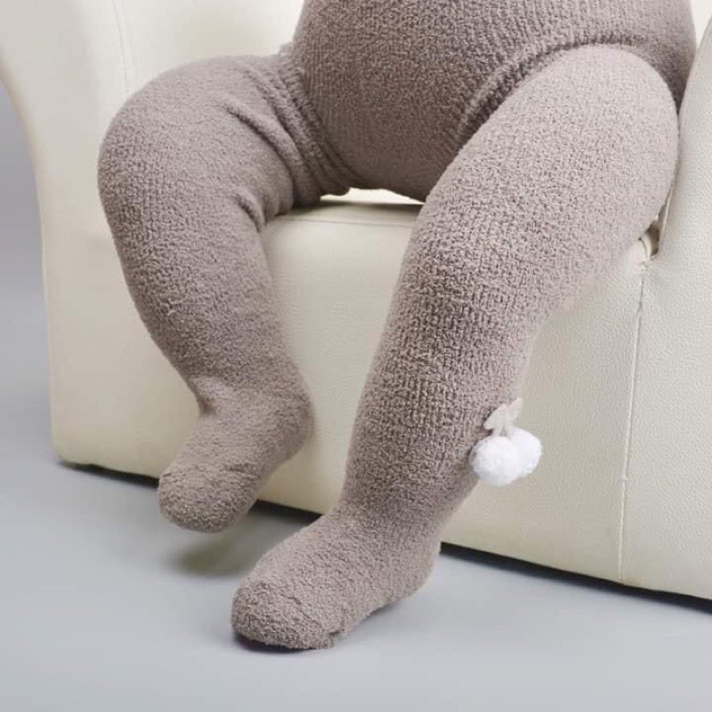 quần tất lông xù liền bàn cho bé