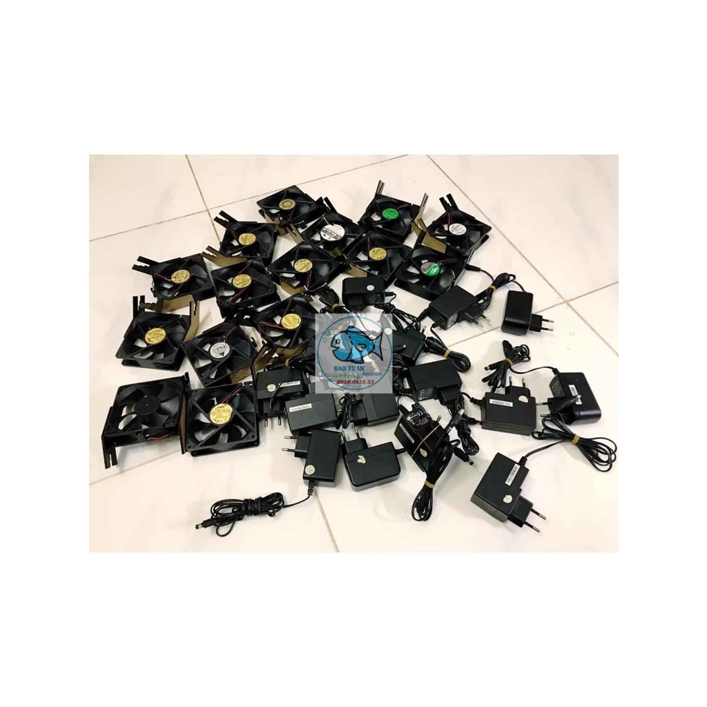 Quạt Đơn Làm Mát Nước 12v  Đã Gồm Adapter
