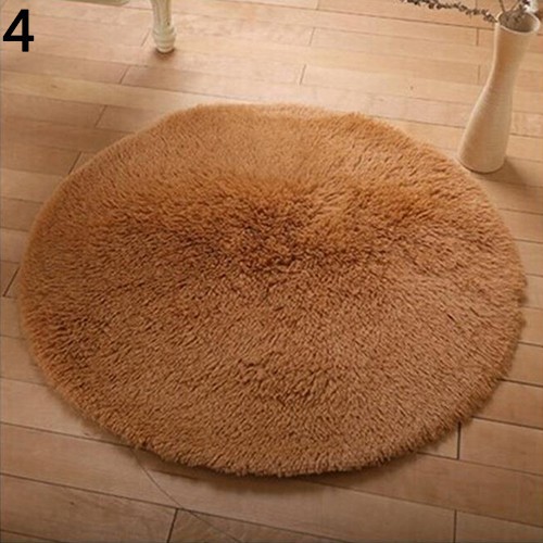Thảm sàn nhung mềm hình tròn nhỏ đường kính 40cm/15.75&quot;