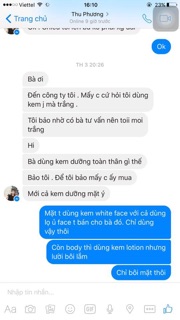 Kem White face Thái Lan