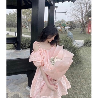 đầm hồng anh đào