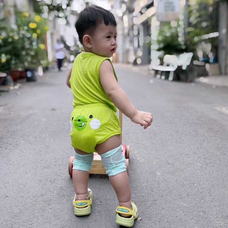 Bộ ba lỗ quần chip thun lạnh Minky Mom in họa tiết đáng yêu cho bé trai bé gái từ 4-15kg mặc ở nhà - Riokids BL4