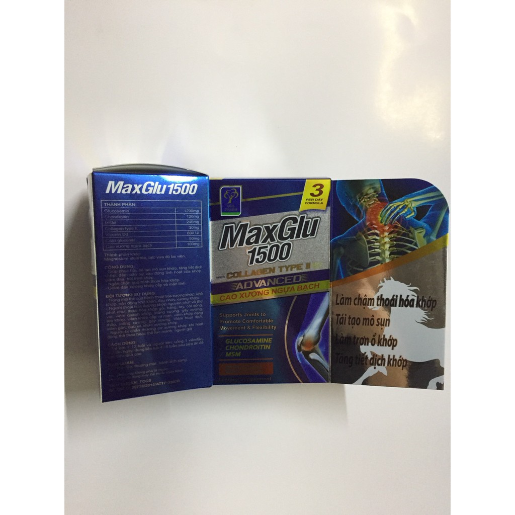 VIÊN UỐNG BỔ XƯƠNG KHỚP MAXGLU 1500