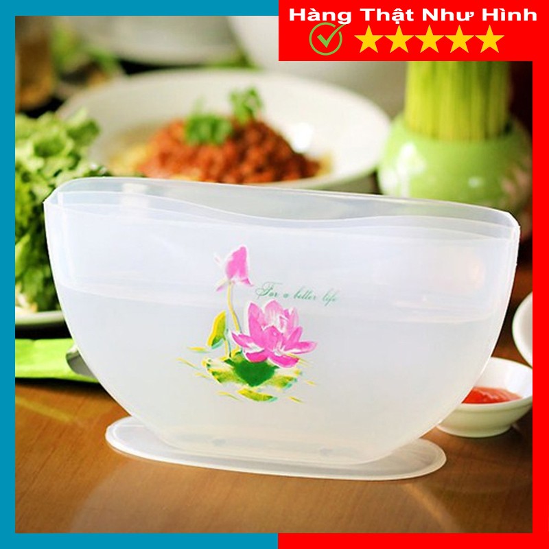 Tô Nhúng Bánh Tráng 3 Ngăn Nhựa PP An Toàn Sức Khỏe