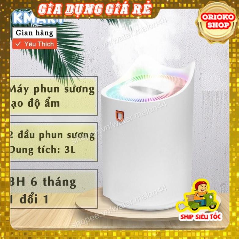 🔥𝐒𝐈𝐄̂𝐔 𝐇𝐎𝐓🔥  Máy Phun Sương Tạo Độ ẩm Dung Tích Lớn 3 Lít .Máy 2 Vòi 3 chế độ Phun❣️𝗦𝗵𝗼𝗽 𝗛𝗮̀𝗻𝗴 𝗖𝘂̛̣𝗰 𝗥𝗲̉❣️