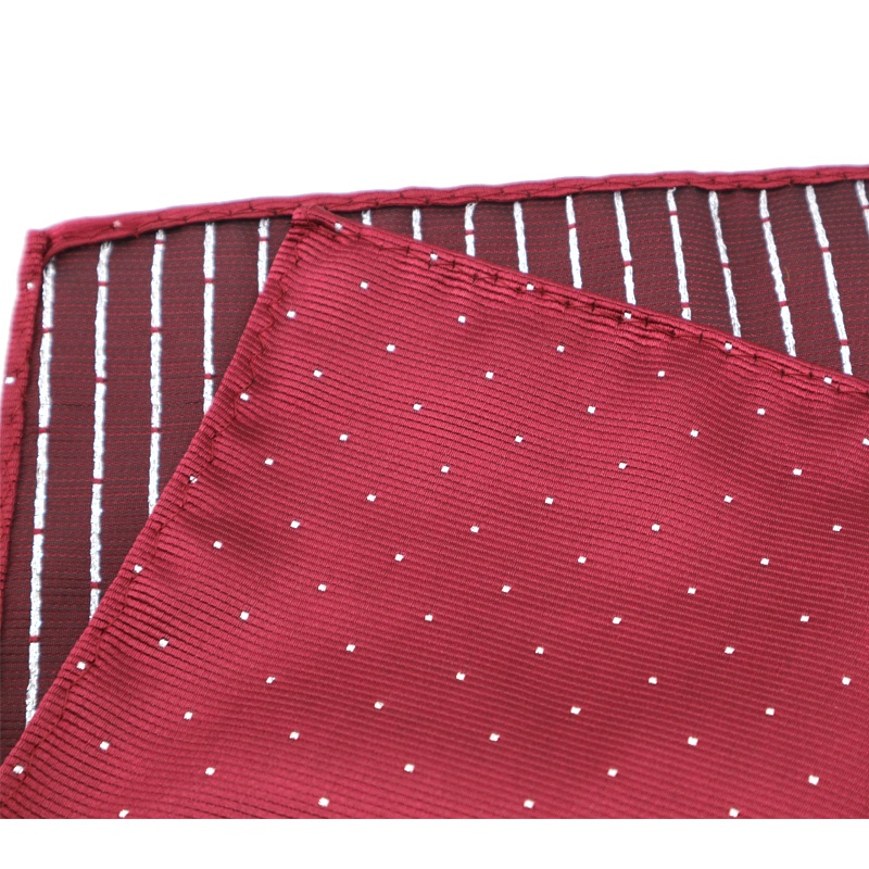 !!! Khăn Tay Vuông 25CM Bằng Lụa Nhiều Họa Tiết Chấm Bi Đa Ứng Dụng Cho Nam