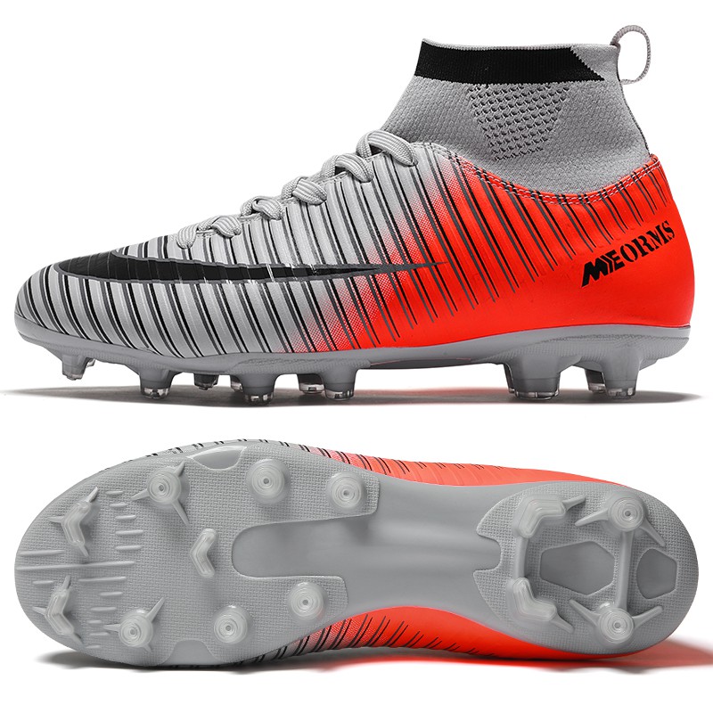 Giày Đá Bóng Đá Banh Combo Giày Đá Bóng Nam Tất Đá Bóng Cao Cấp CR8 35-45 Mercurial Soccer Shoes FG Football Boots