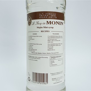 Siro Monin Mojito mint