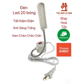 Đèn Led Juki 20 bóng. Đèn cần 20 bóng led. Ánh sáng trắng. Nam Châm hút chắc chắn