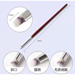Cọ omber cán gỗ,cọ dặm omber đầu chéo