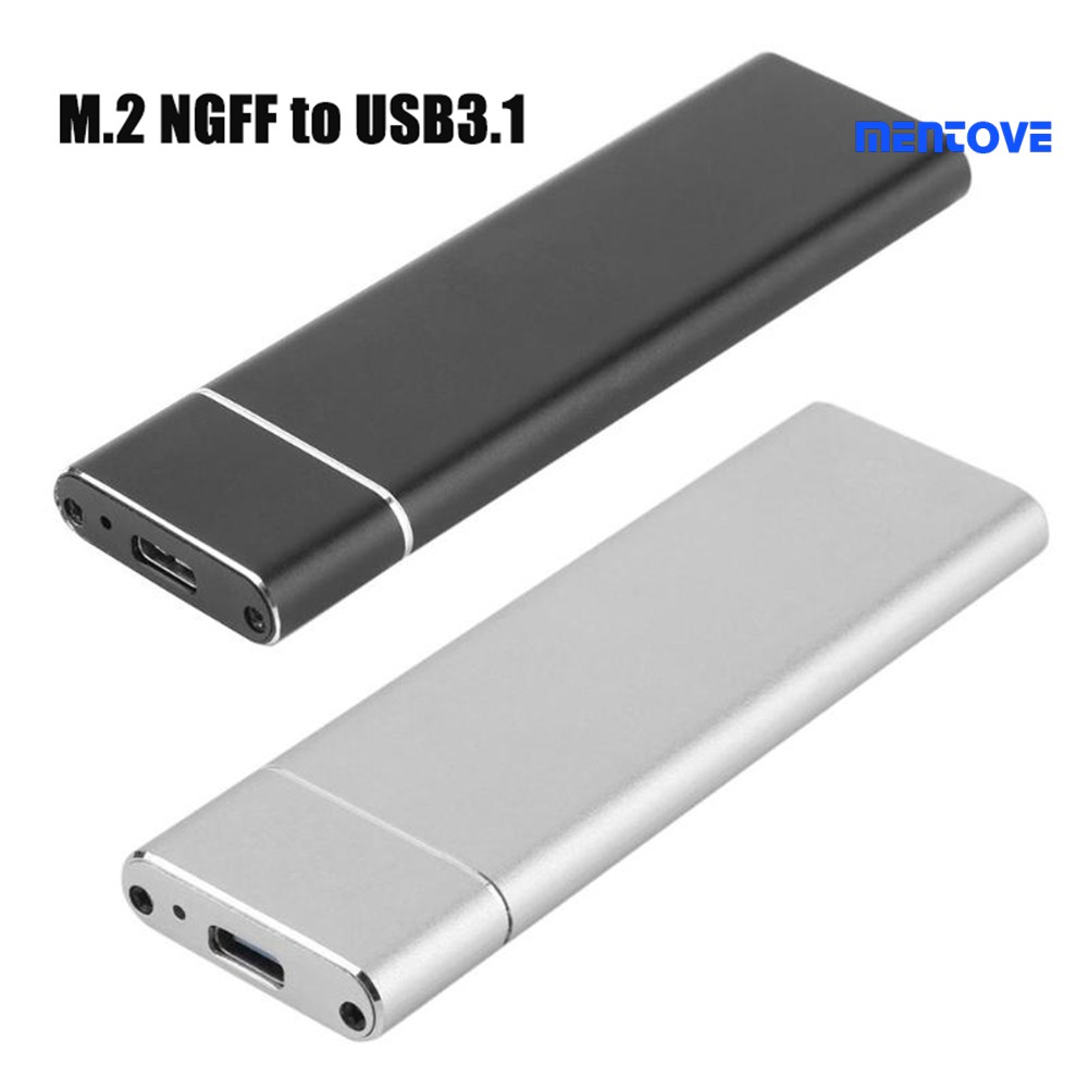 Vỏ Ổ Cứng Ssd M.2 Ngff Sang Usb 3.1 Tốc Độ Cao Bằng Hợp Kim Nhôm Ốp