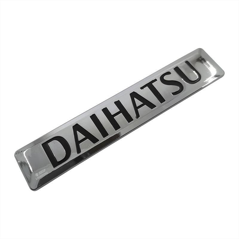 1 Miếng Dán Trang Trí Hình Logo Daihatsu Bằng Chrome / Abs Màu Đen Cho Xe Hơi Daihatsu