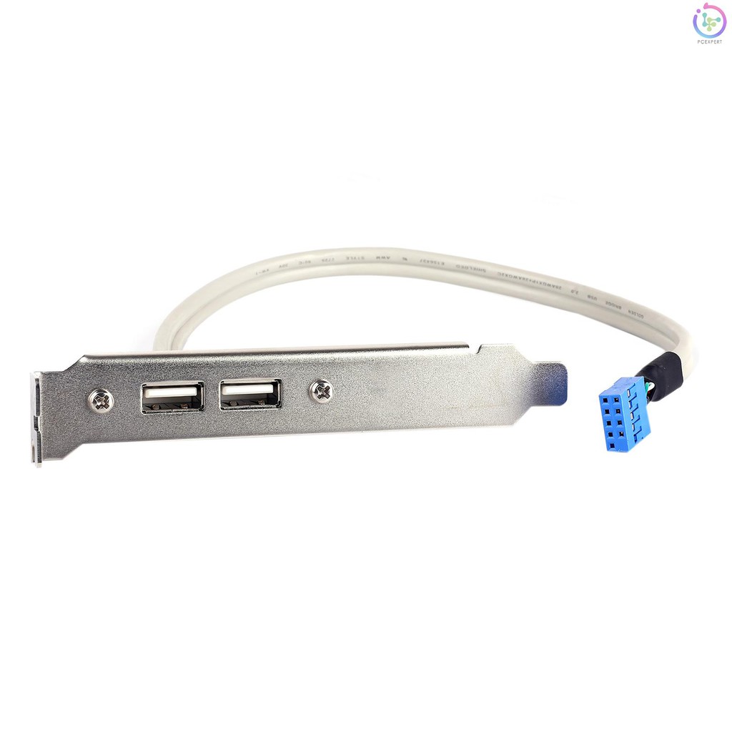 Cáp mở rộng 2 cổng USB2.0 sang 9Pin chất lượng cao