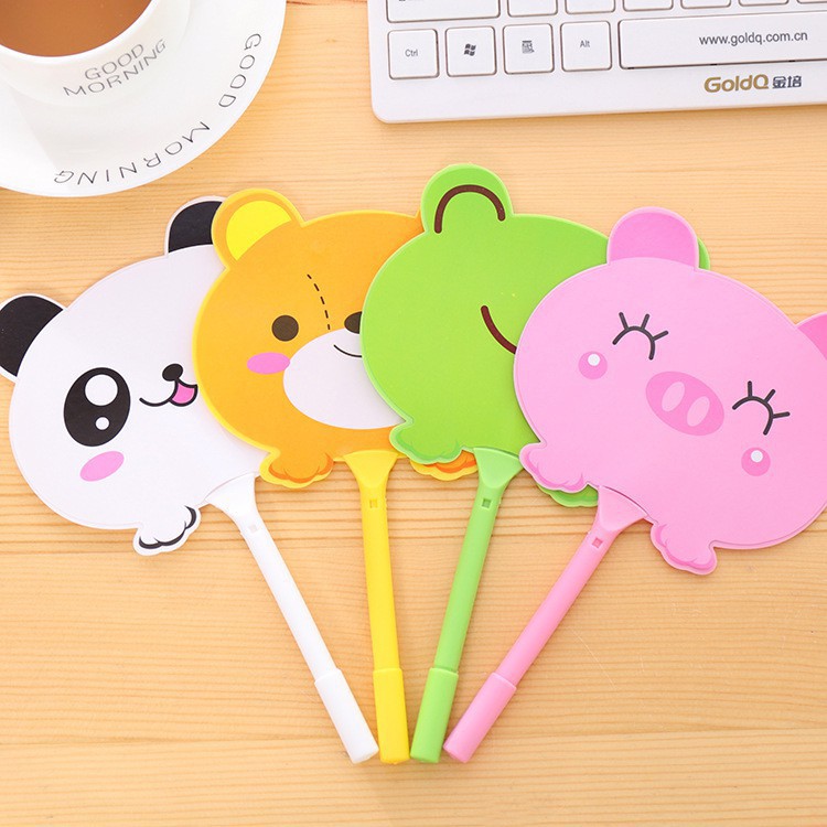 Bút Bi Kèm Quạt Nhựa Cầm Tay Cute 88236