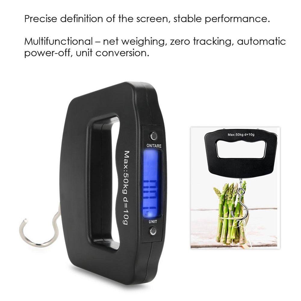 Cân Hành Lý Kỹ Thuật Số Cầm Tay Có Đèn Nền Tiện Dụng