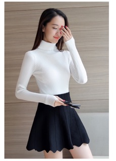 Áo len tăm cao cấp cổ lọ