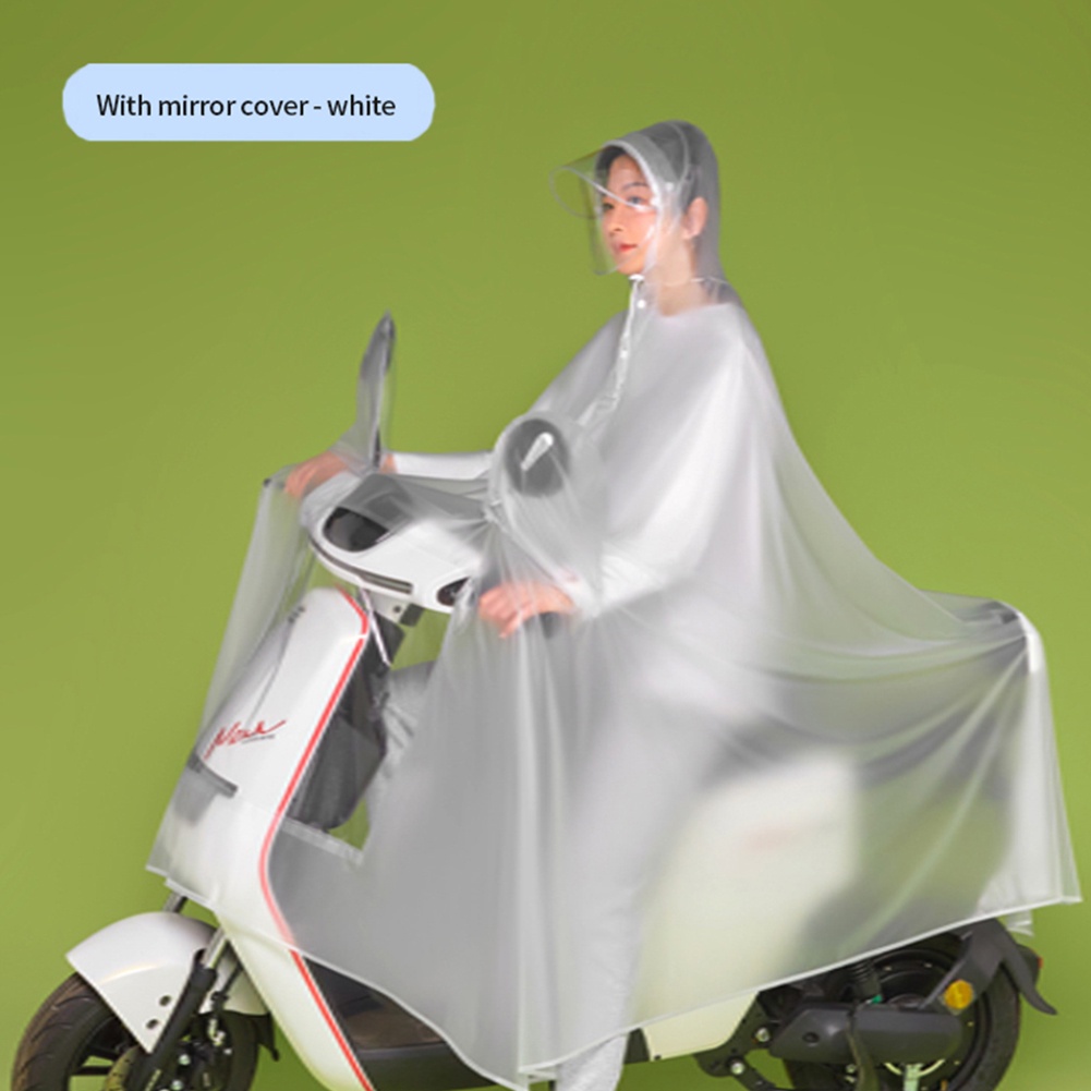 Áo Mưa Trong Suốt Có Mũ Trùm Tiện Dụng Thời Trang Unisex