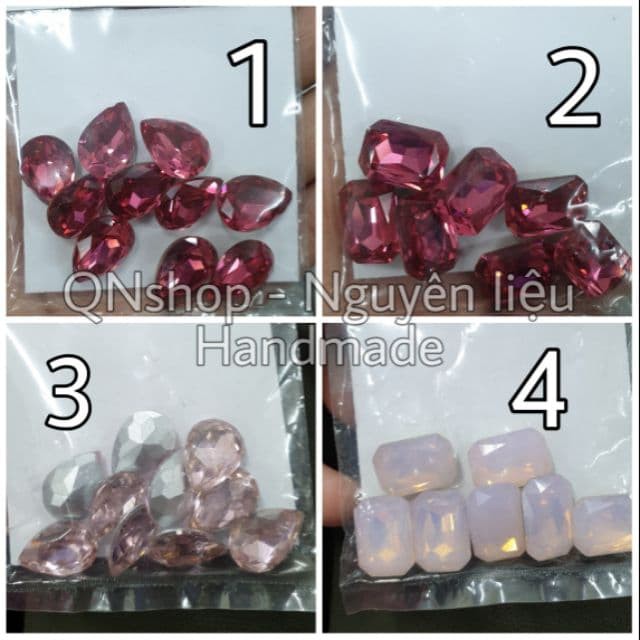 đá pha le làm trang sức