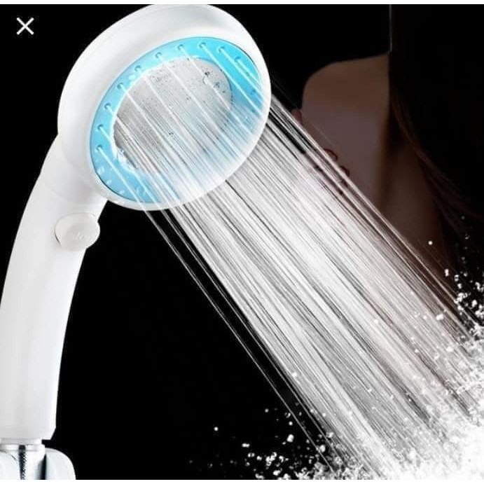 Đầu vòi hoa sen tăng  áp lực nước Vòi sen tắm Nhật Bản có nút bấm tắt mở