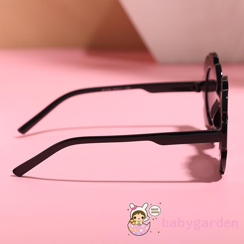 BABYGARDEN-Kids Sunglasses Children Fashion Sun Glasses Boys Girl Frosted Flower Shaped Frame Outdoors Travel