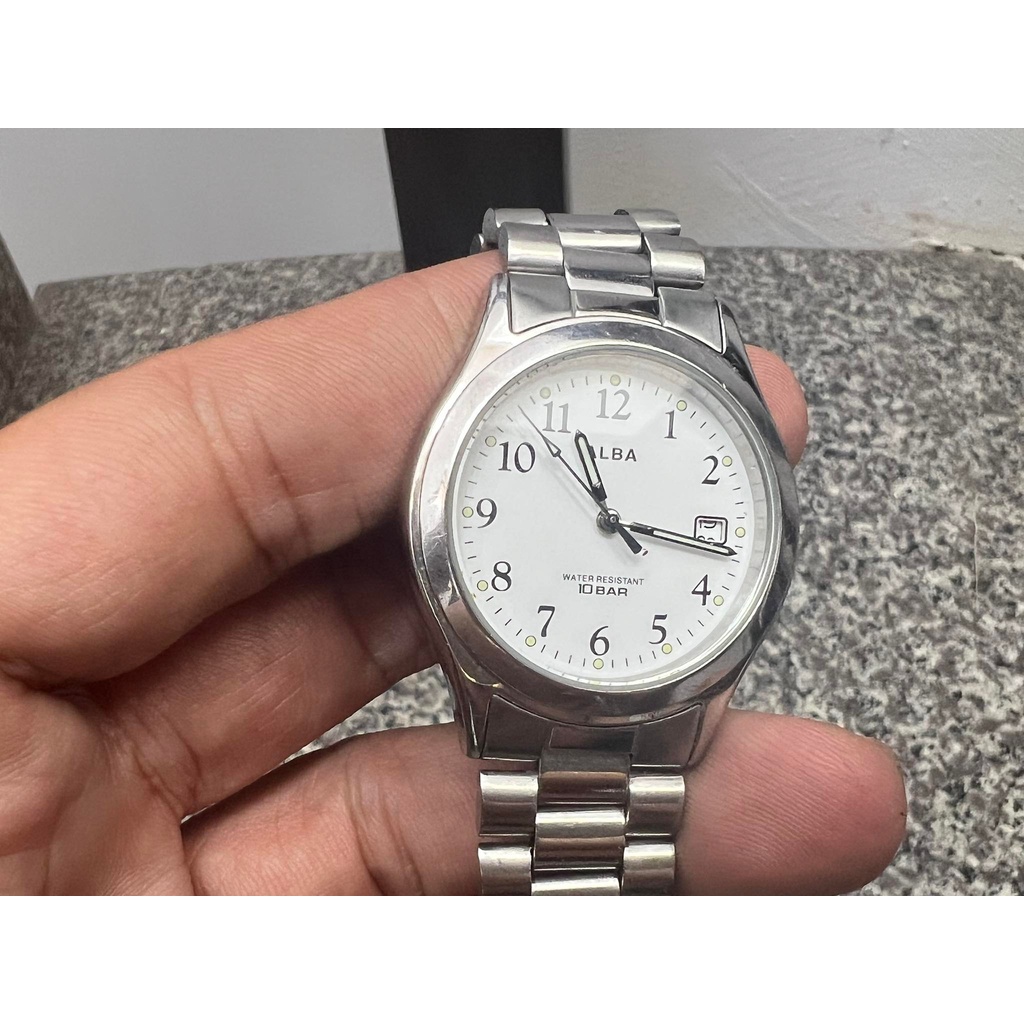 Đồng hồ  Nam ALBA    chính hãng japan mới 95%