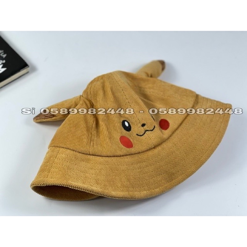 Nón vành cho bé gái 3t đến 6t - mũ vành gấu dể thương cho bé