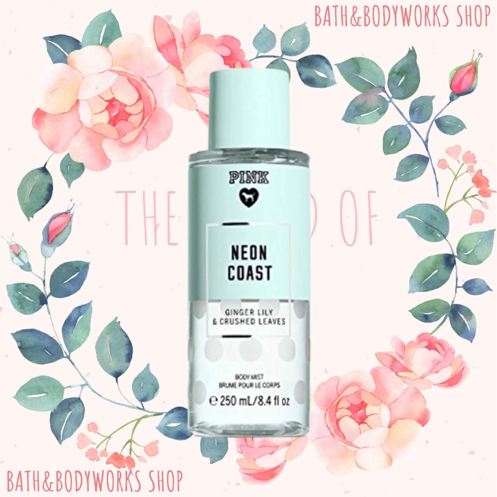 Xịt Thơm Body Mist 𝗩𝗜𝗖𝗧𝗢𝗥𝗜𝗔'𝗦 𝗦𝗘𝗖𝗥𝗘𝗧 Pink Neon Coast