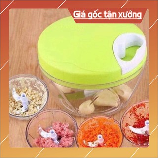 Sẵn hàng Dụng cụ xay tỏi ớt kéo tay