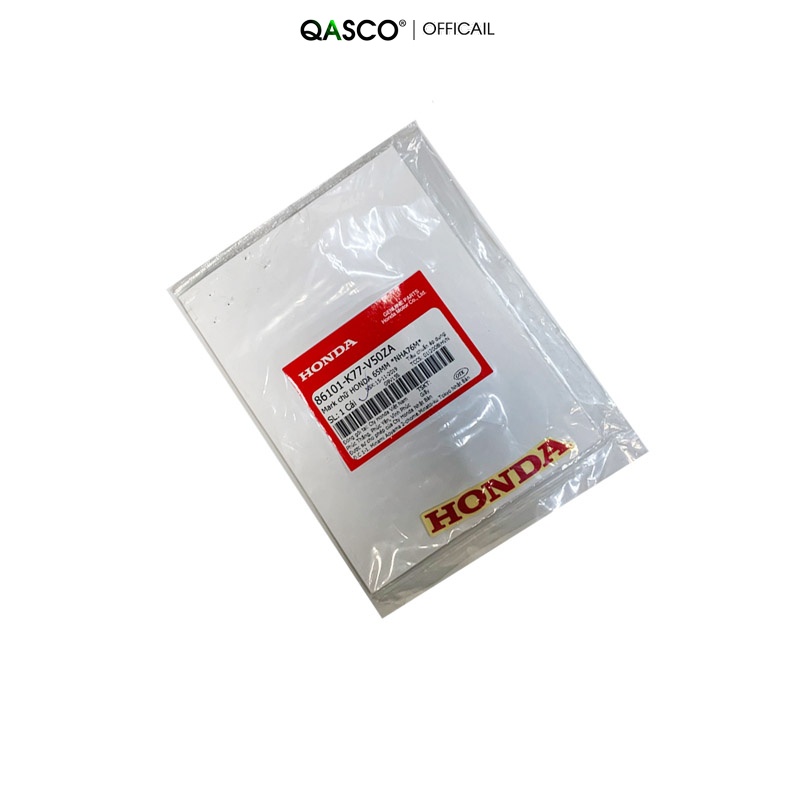 Tem chữ HONDA 65mm Sh 125 / Sh 150  QA(86101K77V50ZA)