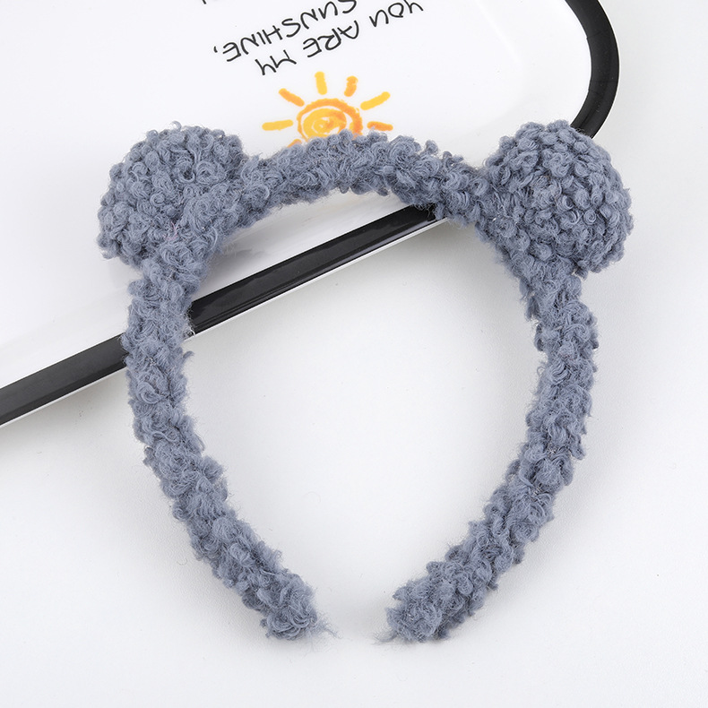 Băng Đô Cài Tóc Rửa Mặt Hình Gấu Hoạt Hình Nhồi Bông Đáng Yêu