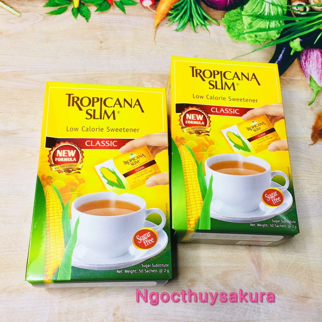 ĐƯỜNG BẮP ĂN KIÊNG TROPICANA SLIM 50 GÓI