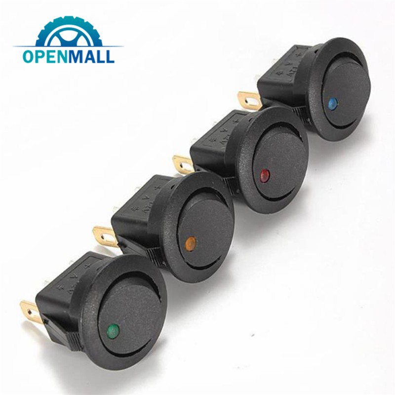 Công tắc bật/ tắt cho đèn LED xe hơi tàu thuyền 12V 3 chấu