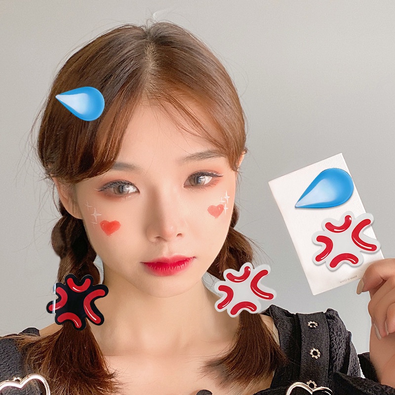 Kẹp tóc hình mặt cười dễ thương