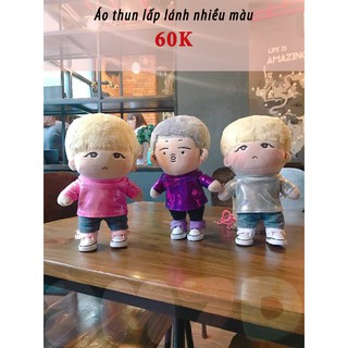 Áo thun cổ lọ nhiều màu - BTS Doll - Outfit Doll 20 cm - 2Mom7Dolls Handmade