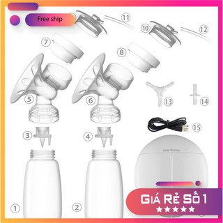 [Hàng Cao Cấp ] - MÁY HÚT SỮA ĐIỆN ĐÔI REAL BUBEE CAO CẤP