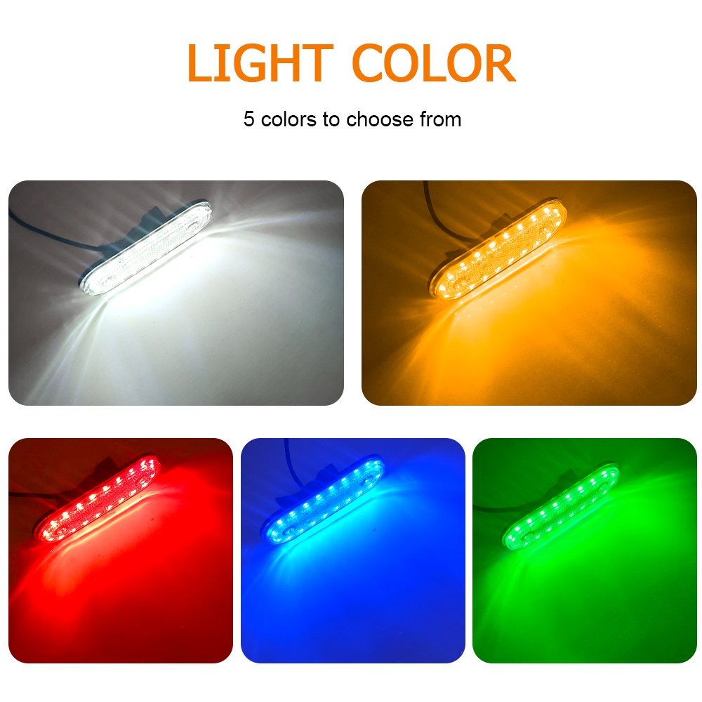 Bộ 20 Đèn LED Tín Hiệu 12V-24V Siêu Sáng Cho Xe Hơi / Xe Tải
