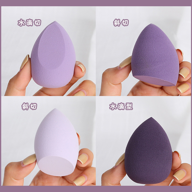 Set 4 mút trang điểm FOCALLURE ướt và khô mềm mại hình quả trứng độc đáo