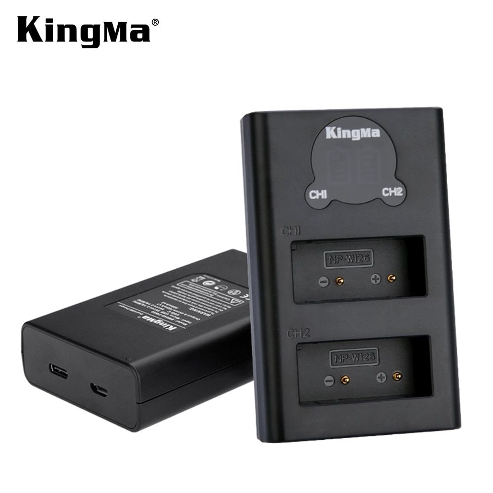 Bộ Sạc Pin USB Kép Cho NP-W126S Fujifilm XA3 XE3 XA5 XA20 XT100 XT200 Xt10Xpro2 XS10 XA7 XT2 / 3