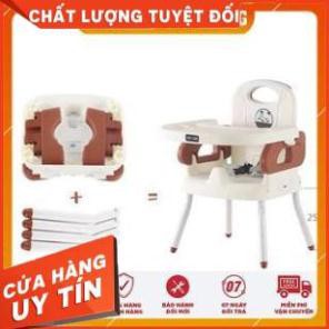 Ghế ăn dặm gấp gọn 3 chế độ điều chỉnh có kèm thêm chân sắt HB09