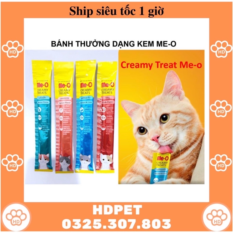 Súp Thưởng Me-O Creamy Treats Cho Mèo 15g