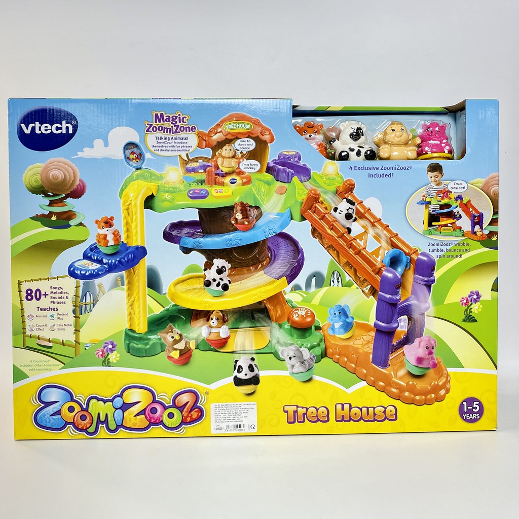 Đồ Chơi Trẻ Em Vtech - 80-510903 Tree House - Nhà Trên Cây Zoomizooz
