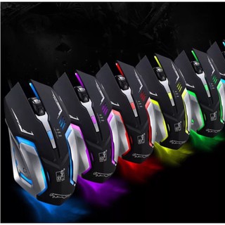 Chuột K1 Led 7 Màu Chuyên Game (Đen)